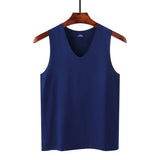 Men’s Seamless Ice Silk Tank Top Sleeveless Vest – Breathable Sport & Casual Undershirt for Gym and Summer Wear thumbnail 7