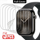 5PCS Protective Film for Apple Watch – Compatible with Series 2 to Series 10 (40mm, 41mm, 42mm, 44mm, 45mm, 46mm) thumbnail 1
