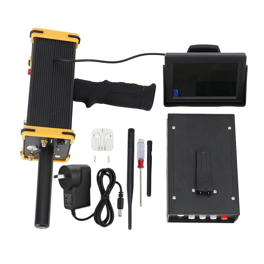 15m Depth | 1000m Range High-Accuracy Metal Detector with LCD Display – For Gold, Silver & Copper – Qiilu