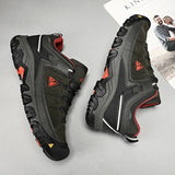 HIKEUP Men’s High-Quality Hiking Shoes – Durable Leather Climbing & Outdoor Walking Sneakers thumbnail 41