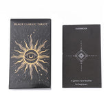 Black Classic Tarot Cards Deck – 78 Card Fortune Telling Set with Guidebook thumbnail 5