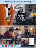 Melcam 4K Digital Camera with Flip Screen – 48MP Autofocus Vlogging Camera for Photography & Video, Anti-Shake, Flash, 16X Zoom thumbnail 6