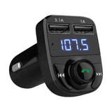 Multi functional Dual USB Car Charger with Bluetooth 5.0 FM Transmitter and Hands-Free Callingree Calling Radio Receiver thumbnail 7