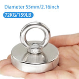 Super Strong Fishing Magnet – Heavy Duty Salvage Search Magnet with Eyebolt | Powerful Permanent Magnet for Treasure Hunting & Recovery thumbnail 15