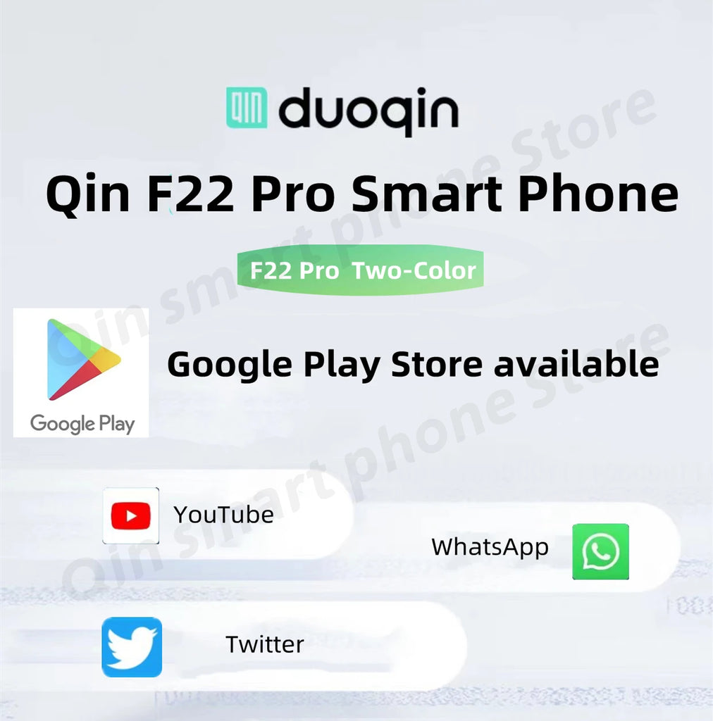 Qin F22 Pro Smart Touch Screen Phone 4GB RAM 64GB ROM Android Global Version 3.5" Display 5G WiFi