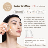 ANLAN Multi-Polar RF Beauty Device 9-in-1 EMS Facial Lifting & Skin Tightening Massager with 24K Gold Head and LED Light Therapy thumbnail 12