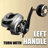 SeaSir Megacuda Baitcasting Reel – 15KG Drag, 9+1BB, 6.5:1 Gear Ratio, Deep Spool Aluminum & Carbon Jigging Reel for Saltwater Fishing thumbnail 20