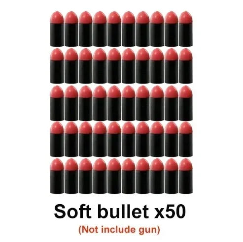 Desert Eagle Style Foam Dart Toy Pistol – Shell Ejection Soft Bullet Blaster for Kids 14+