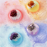 Handmade Bath Bomb Set with Essential Oils and Sea Salt – Moisturizing & Skin Peeling Bubble Ball Gift thumbnail 8
