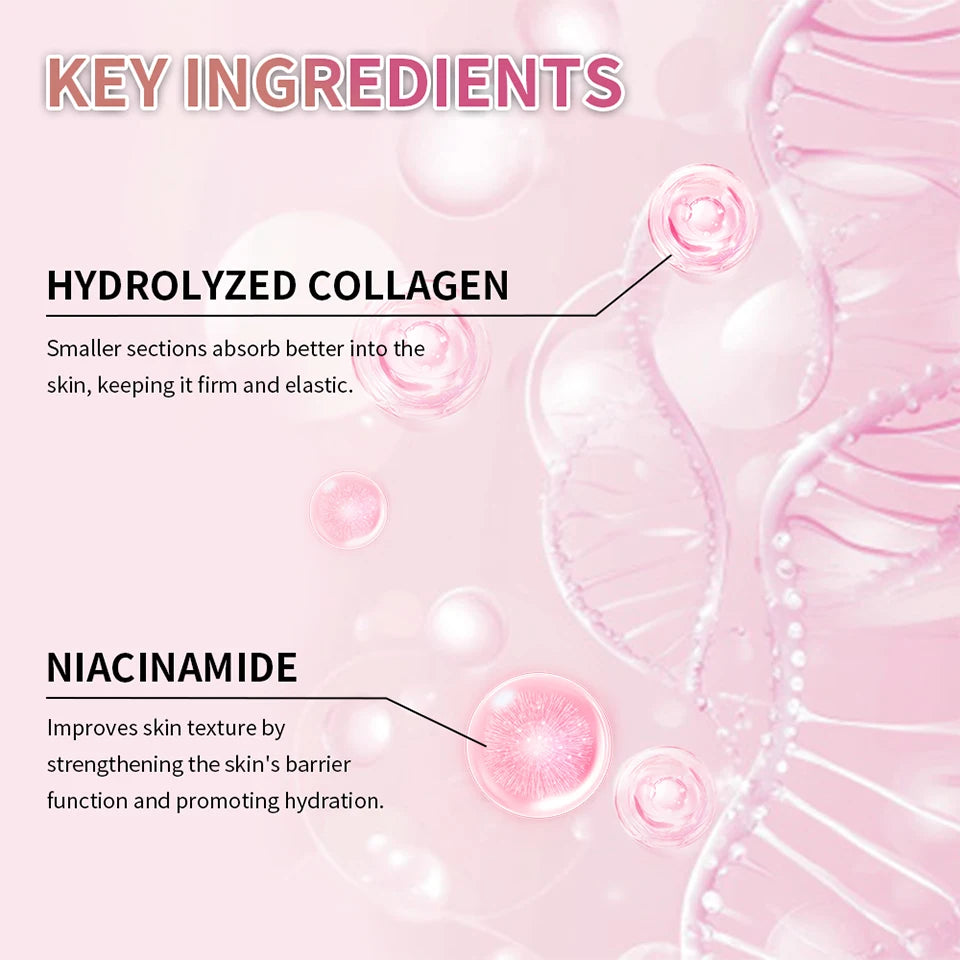 Moisturizing Collagen Jelly Cream with Niacinamide and Hydrolyzed Collagen 100ml Anti-Aging Firming Hydrating Face Cream