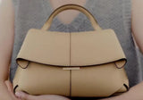 Women’s Pleated Faux Leather Handbag – Luxurious Texture Shell Shoulder Bag thumbnail 19