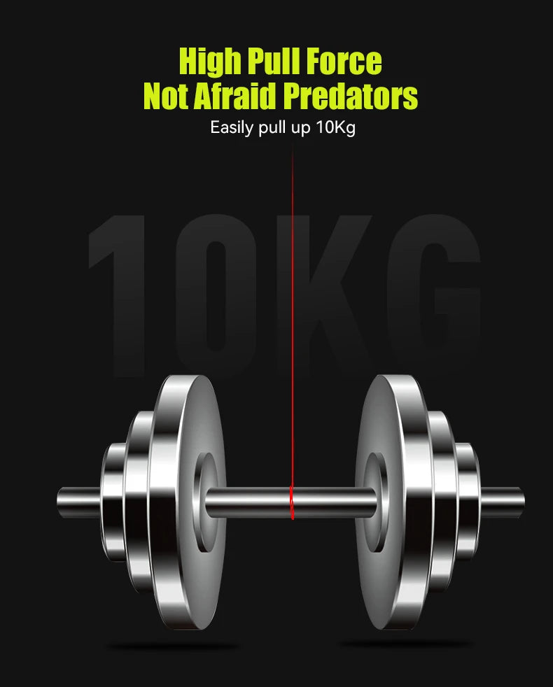 LEYDUN 8-Strand Braided Red Fishing Line 150m – Strong, Smooth, and Fade-Resistant Multifilament PE Line