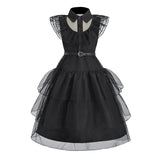 Girls Black Princess Costume Dress – Kids Cosplay Party, Pageant & Halloween Outfit thumbnail 16