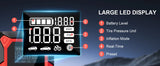 GOOLOO A3 3000A Portable Car Jump Starter with Air Compressor, 150PSI Auto-Shutoff, 12000mAh Battery for Gas & Diesel Engines thumbnail 10