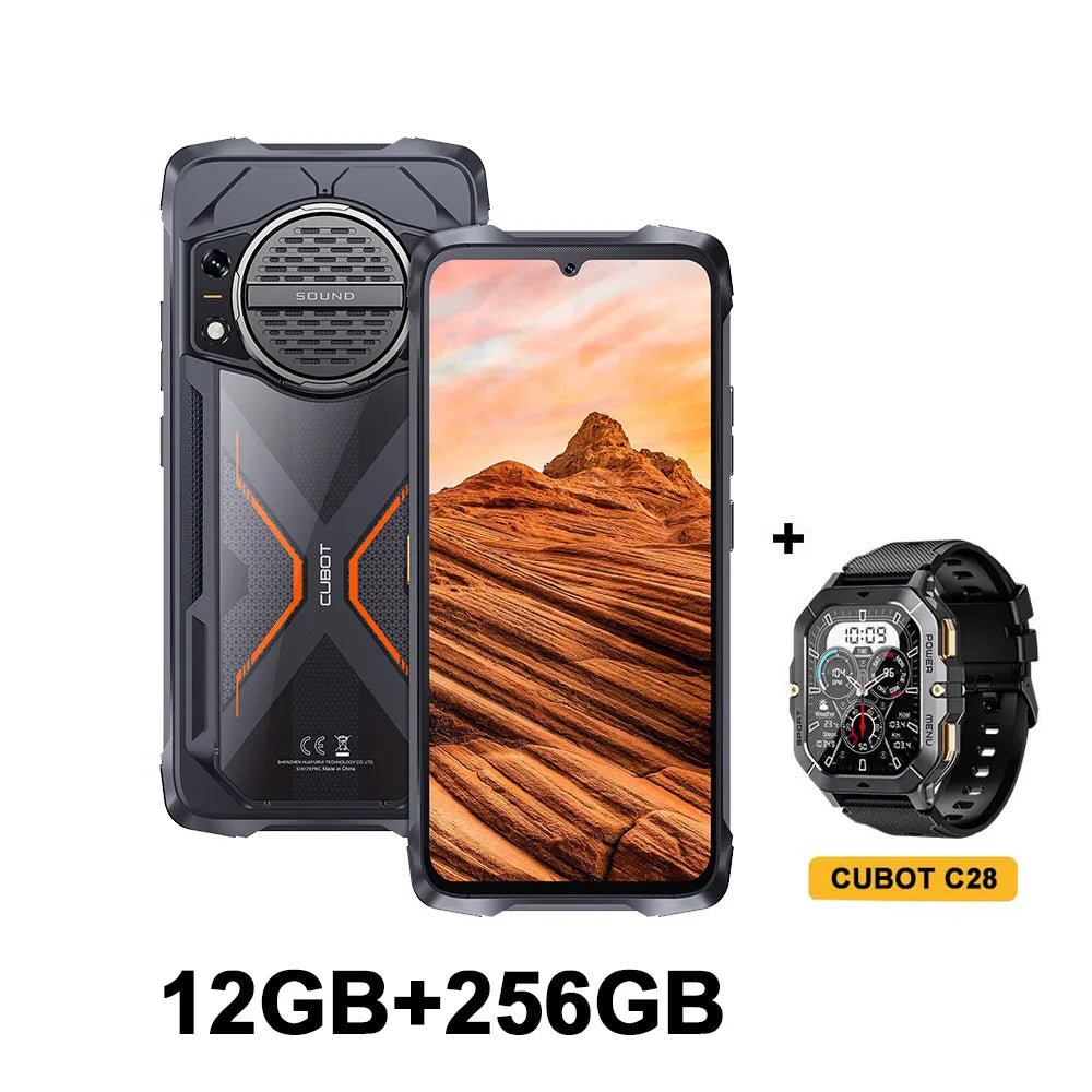 Cubot KingKong Power 3 Rugged Smartphone – Android 14, 10200mAh, 6.72" 120Hz Display, 24GB+256GB, 123dB Speaker