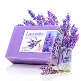 Natural Organic Lavender Essential Oil Handmade Soap – Cleansing, Hydrating & Oil Control Bath Bar 100g thumbnail 1