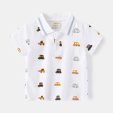 Fashion Kids Boys Polo Shirt – Luxury Stand Collar Summer Tee, Soft Breathable Cotton thumbnail 36