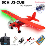 Hot Sale RC Plane RTF 2.4G Brushless Motor 3D/6G Remote Control Airplane Wltoys A160 Upgraded J3-CUB Ready To Fly thumbnail 9