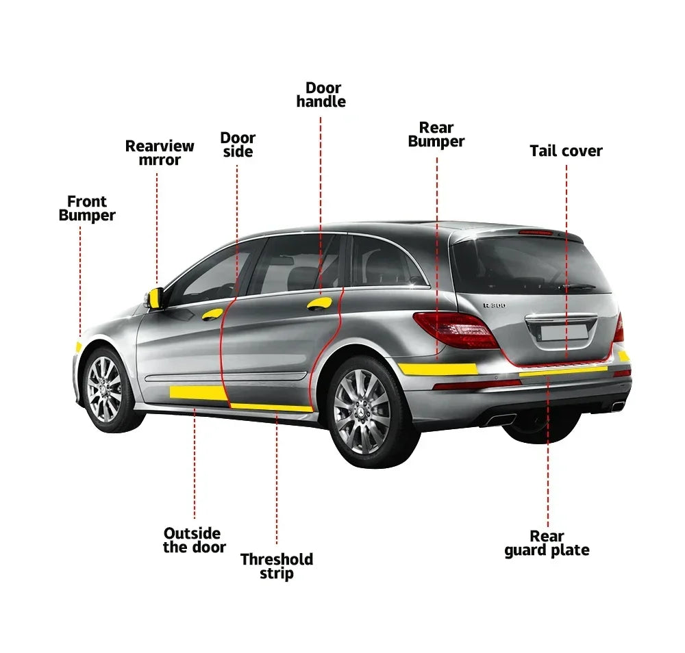 Carbon Fiber Vinyl Wrap Film Waterproof Glossy Self Adhesive Car Sticker Roll 150cm PVC Auto Body Protection Decal