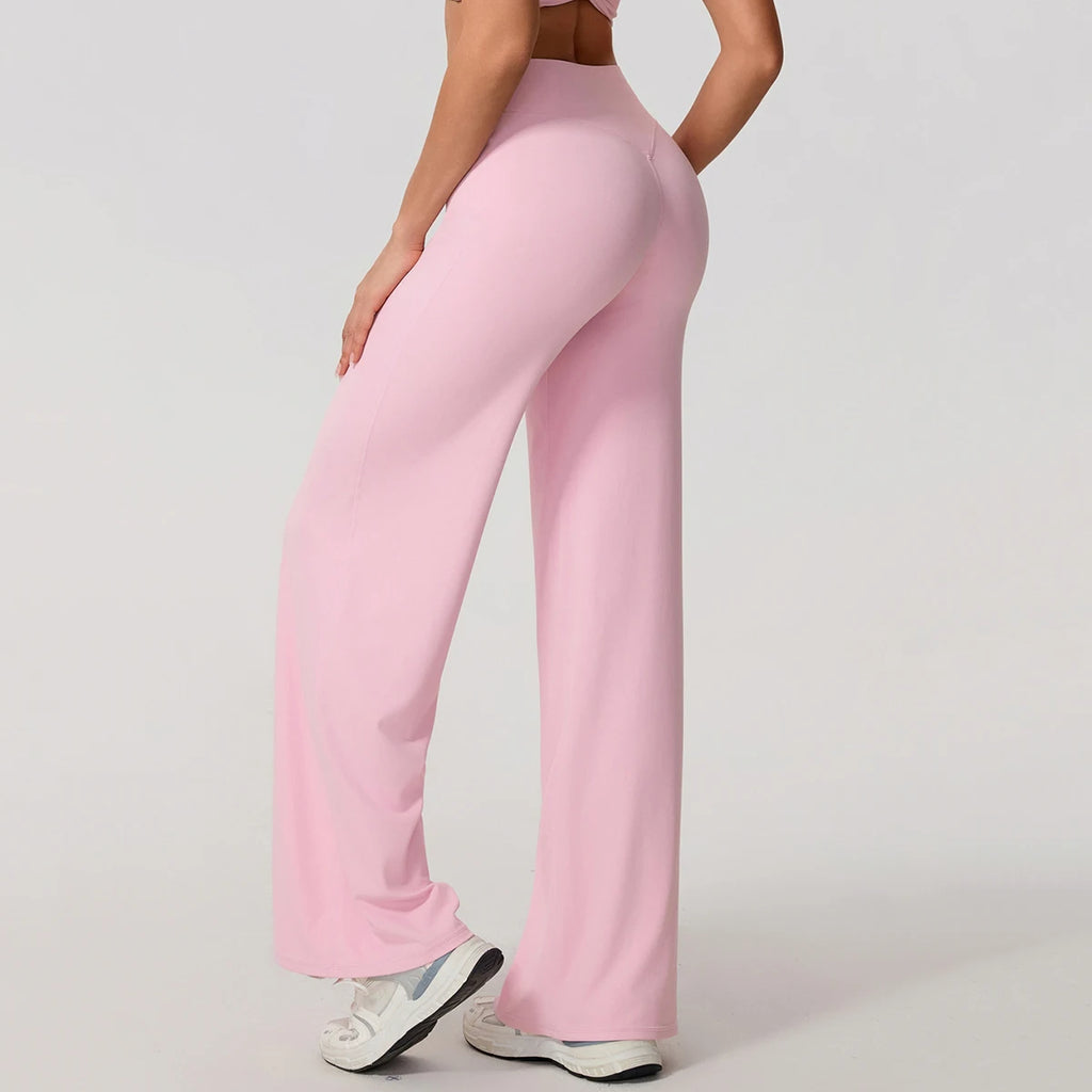Hearuisavy Women Straight-Leg Sports Pants Yoga & Fitness Leggings