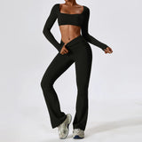 Seamless 2-Piece Women’s Yoga Set – Fitness Leggings & Sports Bra Workout Suit thumbnail 113