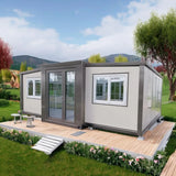 Expandable Prefab Container House Foldable Steel Tiny Home 20ft / 30ft / 40ft Customizable thumbnail 4