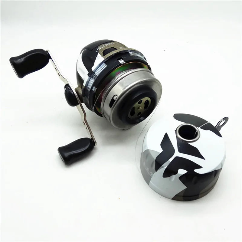 Slingshot Fishing Reel with 7# Nylon Line for Lake, River & Pond Fishing