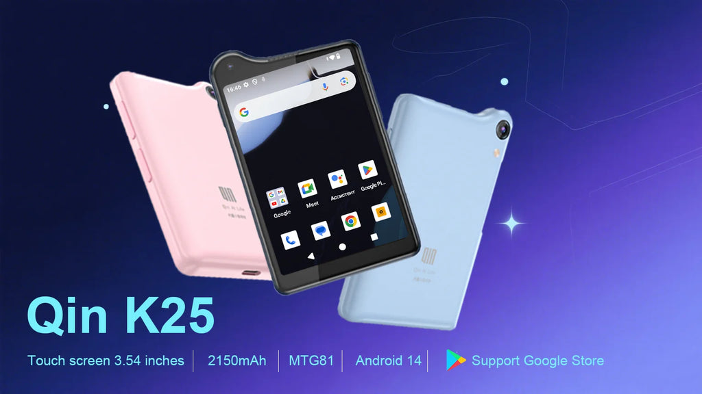 Qin F22 Pro Smart Touch Screen Phone 4GB RAM 64GB ROM Android Global Version 3.5" Display 5G WiFi