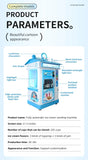 Commercial Outdoor Ice Cream Vending Robot – Fully Automatic Self-Service Soft Serve Dispenser thumbnail 9