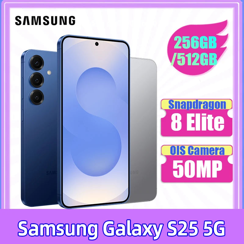Samsung Galaxy S25 5G AI Smartphone 6.2 Inch 120Hz AMOLED Snapdragon 8 Elite 50MP OIS IP68 Dual SIM NFC