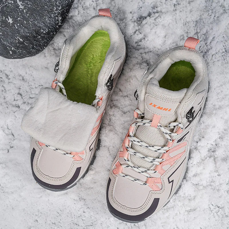 Winter Women’s Velvet Warm Hiking Shoes – Waterproof, Durable & Built for Adventure