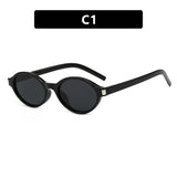Oval Rice Nail Retro Fashion Sunglasses – Customizable Myopia Lenses 0~-6.0 thumbnail 28