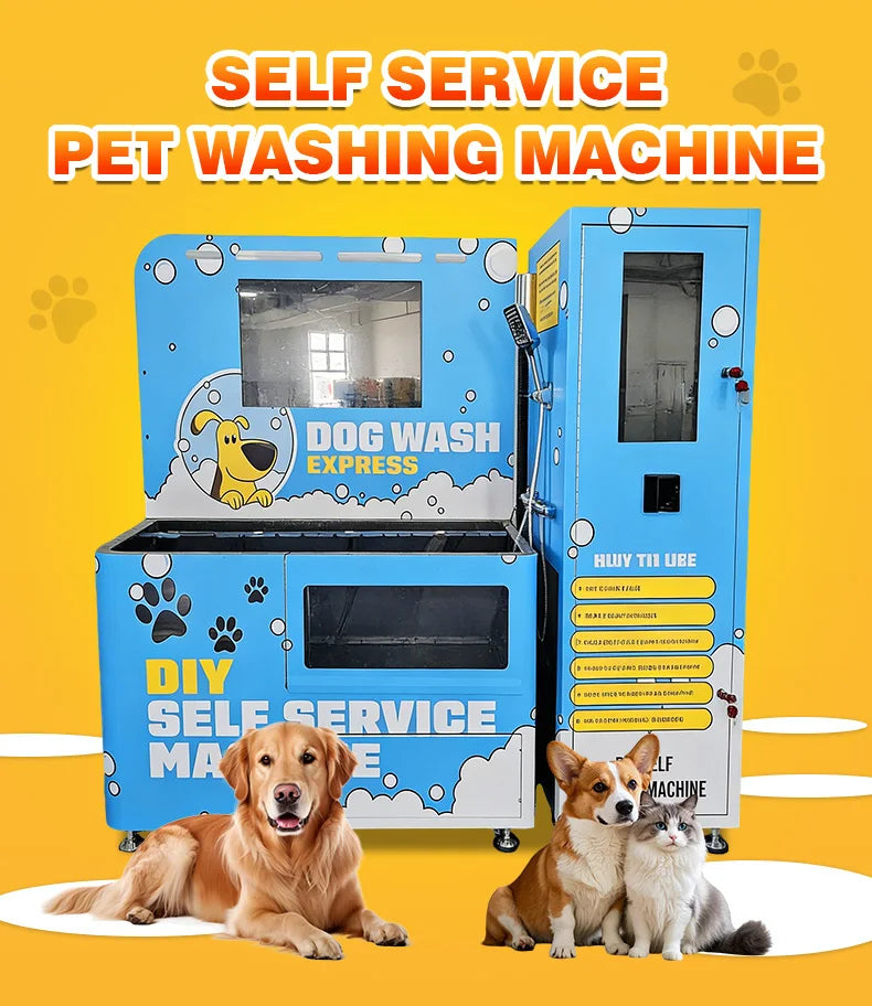 Customized Small Self Service Pet Washing Machine – Stainless Steel, Low-Noise, Adjustable Pet Bathing Equipment
