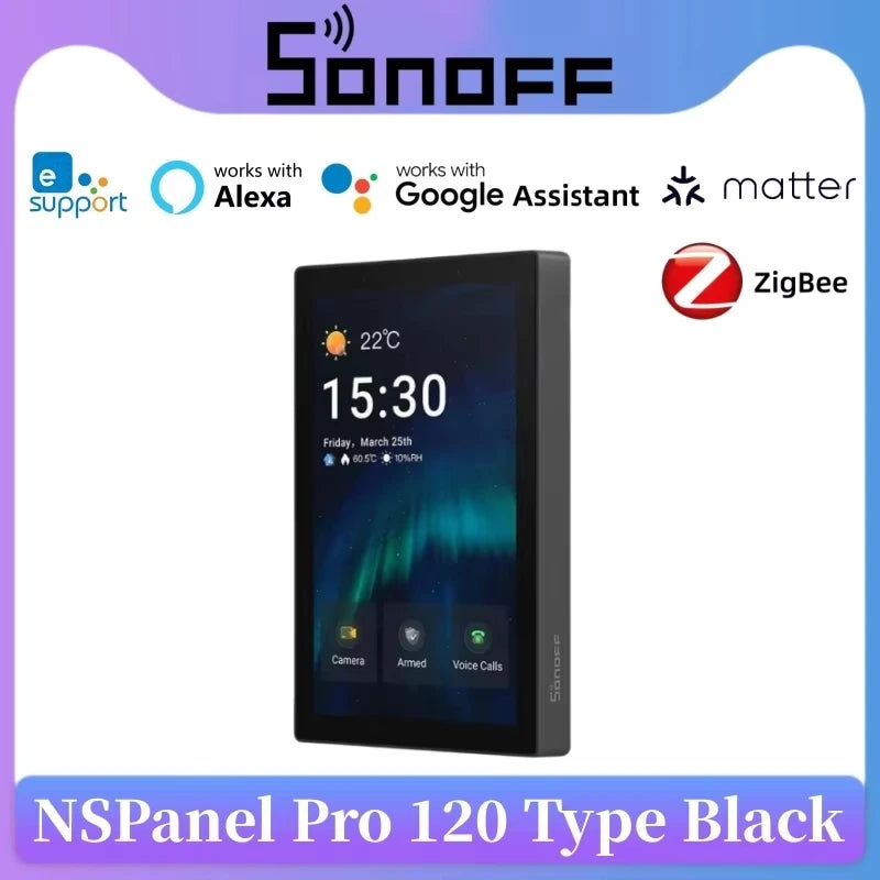 SONOFF NSPanel Pro 120 Smart Home Control Panel with Zigbee Gateway & Power Monitoring