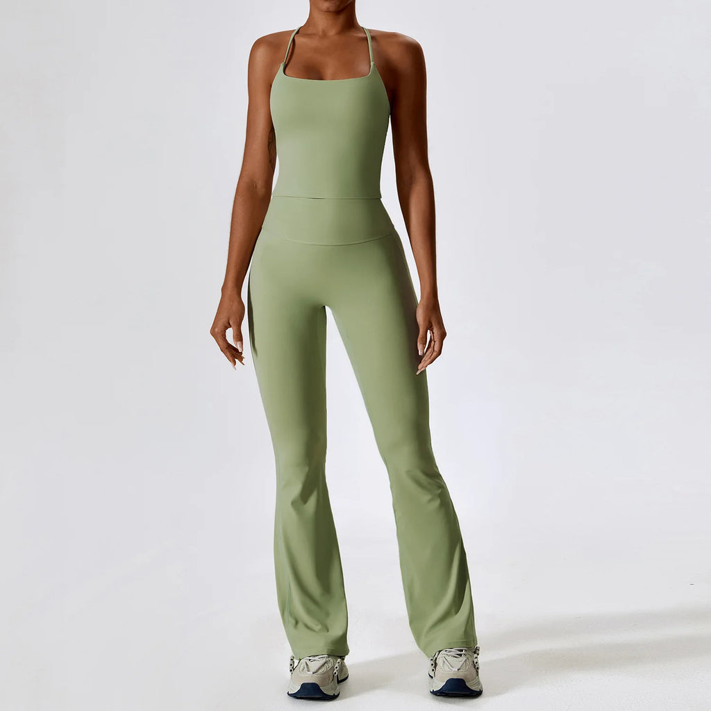 Seamless 2-Piece Women’s Yoga Set – Fitness Leggings & Sports Bra Workout Suit