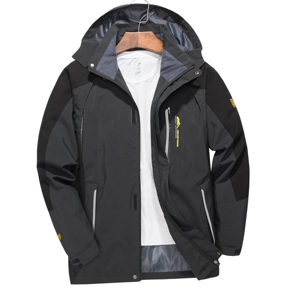 Men’s Waterproof Hiking Jacket – Windproof, Lightweight & Built for the Outdoors