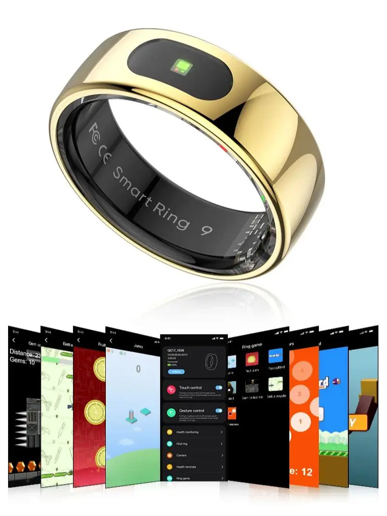 R08 Smart Ring – Touch Control | Health Monitoring | Waterproof Performance