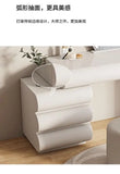 Mirror Drawers Vanity Table with Chair – Modern Bedroom Makeup Storage Organizer thumbnail 13