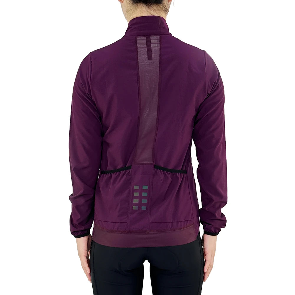 WOSAWE Women's Waterproof Cycling Windbreaker Jacket