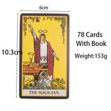 Black Classic Tarot Cards Deck – 78 Card Fortune Telling Set with Guidebook thumbnail 4