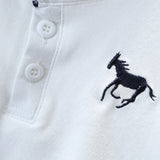 Boys' Summer Polo Shirt – Short Sleeve Stand Collar T-Shirt thumbnail 4