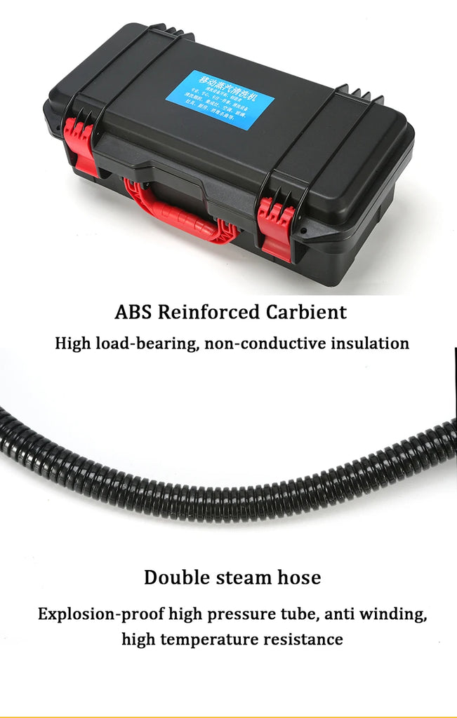 3000W High-Pressure Handheld Steam Cleaner for Kitchen, Car & Air Conditioning