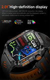 Military-Grade GPS Smartwatch for Men – 2.01” AMOLED, Bluetooth Calling, 3ATM Waterproof, 100+ Sports, 540mAh Battery thumbnail 19