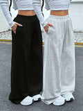 Women's Drawstring Jogging Pants – Casual, Comfortable, Mid-Waist with Pockets thumbnail 1