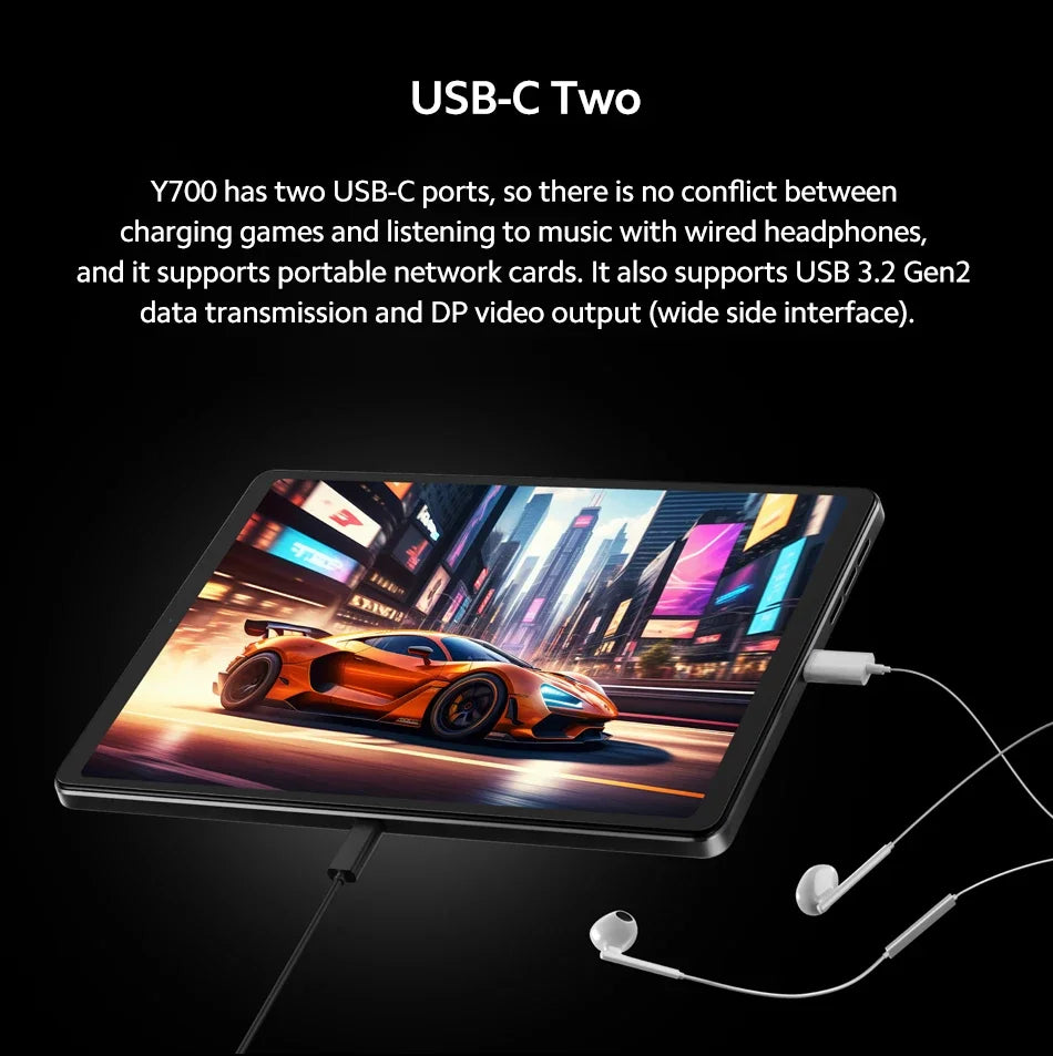 Lenovo Legion Y700 2025 Global ROM Tablet 8.8 Inch 165Hz Display Snapdragon 8 Gen 3 Octa Core 12GB/16GB RAM 256GB/512GB ROM 6550mAh Android