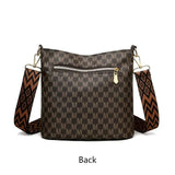 Retro M Letter Crossbody Handbag for Women – PU Leather Bucket Style Messenger Bag thumbnail 10