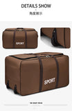 Camouflage Waterproof Oxford Travel Duffle Bag – Large Capacity Moving & Storage Bag thumbnail 17