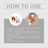 Comfortable Silicone Denture Kit Upper & Lower Set – Soft Fit Smiling False Teeth Liners Easy to Use thumbnail 9