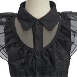Girls Black Princess Costume Dress – Kids Cosplay Party, Pageant & Halloween Outfit thumbnail 3