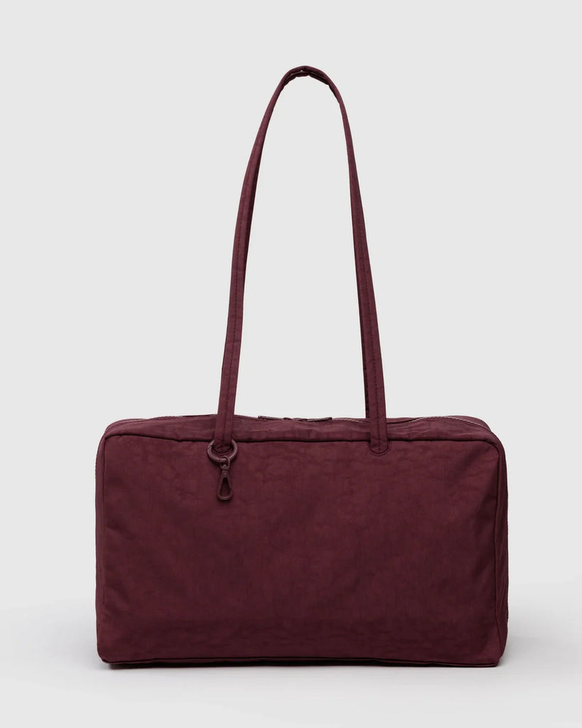 Large Capacity Square Shoulder Bag – Casual Canvas Bowler Handbag for Everyday Use
